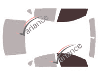 Mascherina per vetri - Kit finestrini anteriori - Fiat Viaggo Sedan 4 porte (2012 - 2017) Mascherina per vetri - Kit finestrini anteriori - Fiat Viaggo Sedan 4 porte (2012 - 2017)