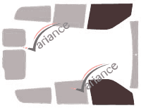Glazing template - front window kit - Opel Combo (C) Maxi 6 doors (2011 - 2018) Glazing template - front window kit - Opel Combo (C) Maxi 6 doors (2011 - 2018)