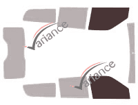 Glazing template - front window kit - Opel Combo (C) Maxi 5 doors (2011 - 2018) Glazing template - front window kit - Opel Combo (C) Maxi 5 doors (2011 - 2018)