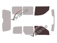 Glazing template - front window kit - Peugeot Partner (1) 4 doors (1996 - 2008) Glazing template - front window kit - Peugeot Partner (1) 4 doors (1996 - 2008)