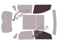 Glazing template - front window kit - Ford Edge (2) 5 doors (2015 - 2021) Glazing template - front window kit - Ford Edge (2) 5 doors (2015 - 2021)