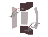 Glazing template - front window kit - Ford F-Series (13) Standard Cab Pick-up 2 doors (2015 - 2021) Glazing template - front window kit - Ford F-Series (13) Standard Cab Pick-up 2 doors (2015 - 2021)