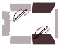 Glazing template - front window kit - Ford Bronco (6) 3-door (since 2021) Glazing template - front window kit - Ford Bronco (6) 3-door (since 2021)