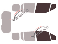 Glazing template - front window kit - Ford Connect (2) Tourneo 5 doors (2014 - 2024) Glazing template - front window kit - Ford Connect (2) Tourneo 5 doors (2014 - 2024)