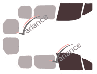 Glazing template - front window kit - Ford Connect (2) Court Vitres Fixes 6 doors (2014 - 2024) Glazing template - front window kit - Ford Connect (2) Court Vitres Fixes 6 doors (2014 - 2024)