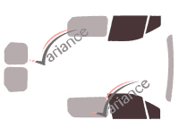 Glazing template - front window kit - Ford Grand Connect (2) Utilitaire 6 doors (2014 - 2024) Glazing template - front window kit - Ford Grand Connect (2) Utilitaire 6 doors (2014 - 2024)