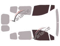 Glazing template - front window kit - Ford Courier (1) Tourneo 6 doors (2014 - 2023) Glazing template - front window kit - Ford Courier (1) Tourneo 6 doors (2014 - 2023)