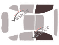 Glazing template - front window kit - Ford Escape (3) 5 doors (2012 - 2019) Glazing template - front window kit - Ford Escape (3) 5 doors (2012 - 2019)