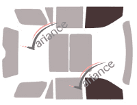 Glazing template - front window kit - Ford Expedition (4) Court 5 doors (2017 - 2024) Glazing template - front window kit - Ford Expedition (4) Court 5 doors (2017 - 2024)