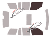 Glazing template - front window kit - Ford Explorer (4) 5 doors (2007 - 2011) Glazing template - front window kit - Ford Explorer (4) 5 doors (2007 - 2011)