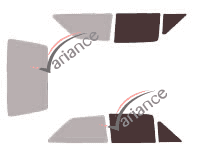 Glazing template - front window kit - Ford Fiesta (1) 3 doors (1976 - 1982) Glazing template - front window kit - Ford Fiesta (1) 3 doors (1976 - 1982)