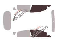Glazing template - front window kit - Ford Fiesta (6) 5 doors (2008 - 2017) Glazing template - front window kit - Ford Fiesta (6) 5 doors (2008 - 2017)