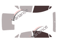 Glazing template - front window kit - Ford Fiesta (6) Berline 4 doors (2008 - 2019) Glazing template - front window kit - Ford Fiesta (6) Berline 4 doors (2008 - 2019)