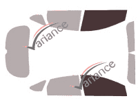 Glazing template - front window kit - Ford Focus (3) 5 doors (2015 - 2018) Glazing template - front window kit - Ford Focus (3) 5 doors (2015 - 2018)