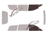 Glazing template - front window kit - Ford Galaxy (1) 5 doors (2001 - 2006) Glazing template - front window kit - Ford Galaxy (1) 5 doors (2001 - 2006)