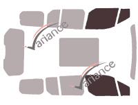 Glazing template - front window kit - Ford Grand Connect (2) Tourneo 5 doors (2014 - 2024) Glazing template - front window kit - Ford Grand Connect (2) Tourneo 5 doors (2014 - 2024)