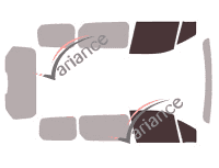 Glazing template - front window kit - Ford Grand Connect (2) Tourneo 5 doors (2014 - 2024) Glazing template - front window kit - Ford Grand Connect (2) Tourneo 5 doors (2014 - 2024)