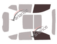 Glazing template - front window kit - Ford Kuga (2) 5 doors (2013 - 2020) Glazing template - front window kit - Ford Kuga (2) 5 doors (2013 - 2020)