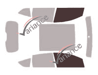 Glazing template - front window kit - Ford Kuga (1) 5 doors (2008 - 2013) Glazing template - front window kit - Ford Kuga (1) 5 doors (2008 - 2013)