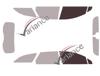 Glazing template - front window kit - Ford Mondeo (4) Break 5 doors (2014 - 2022) Glazing template - front window kit - Ford Mondeo (4) Break 5 doors (2014 - 2022)