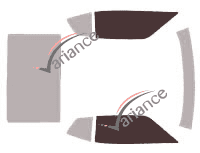 Glazing template - front window kit - Ford Mustang (1) Coupe 2 doors (1971 - 1973) Glazing template - front window kit - Ford Mustang (1) Coupe 2 doors (1971 - 1973)