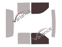 Glazing template - front window kit - Ford Ranger (1) Pick-up 4 doors (1998 - 2007) Glazing template - front window kit - Ford Ranger (1) Pick-up 4 doors (1998 - 2007)
