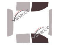 Glazing template - front window kit - Ford Ranger (3) Pick-Up 4 doors (2012 - 2023) Glazing template - front window kit - Ford Ranger (3) Pick-Up 4 doors (2012 - 2023)