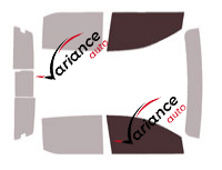 Glazing template - front window kit - Ford Ranger (4) Pick-up 4 doors (since 2023) Glazing template - front window kit - Ford Ranger (4) Pick-up 4 doors (since 2023)