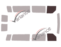 Mascherina per vetri - kit vetri anteriori - Ford E-Series (4) Long 5 porte (1993 - 2013) Mascherina per vetri - kit vetri anteriori - Ford E-Series (4) Long 5 porte (1993 - 2013)