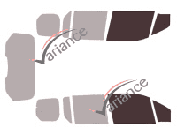 Plantilla de acristalamiento - kit ventana delantera - Ford Tourneo (2) Connect 5 puertas (2014 - 2024) Plantilla de acristalamiento - kit ventana delantera - Ford Tourneo (2) Connect 5 puertas (2014 - 2024)