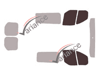 Glazing template - front window kit - Ford Custom Transit (1) Utilitaire 4/5 doors (2014 - 2023) Glazing template - front window kit - Ford Custom Transit (1) Utilitaire 4/5 doors (2014 - 2023)