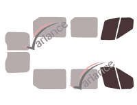 Glazing template - front window kit - Ford Transit (5) 5-door minibus (since 2014) Glazing template - front window kit - Ford Transit (5) 5-door minibus (since 2014)