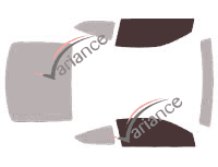 Glazing template - front window kit - Honda Accord (9) Coupé 2 doors (2012 - 2018) Glazing template - front window kit - Honda Accord (9) Coupé 2 doors (2012 - 2018)