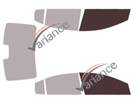 Glazing template - front window kit - Honda City (6) Berline 4 doors (2015 - 2020) Glazing template - front window kit - Honda City (6) Berline 4 doors (2015 - 2020)