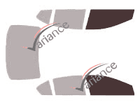Glazing template - front window kit - Honda City (5) Berline 4 doors (2009 - 2015) Glazing template - front window kit - Honda City (5) Berline 4 doors (2009 - 2015)
