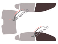 Glazing template - front window kit - Honda City (7) 4-door sedan (since 2020) Glazing template - front window kit - Honda City (7) 4-door sedan (since 2020)