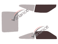 Glazing template - front window kit - Honda CR-X (2) Coupe 3 doors (1987 - 1992) Glazing template - front window kit - Honda CR-X (2) Coupe 3 doors (1987 - 1992)