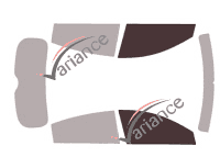 Glazing template - front window kit - Honda HR-V (2) 5 doors (2015 - 2021) Glazing template - front window kit - Honda HR-V (2) 5 doors (2015 - 2021)