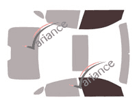 Glazing template - front window kit - Honda Insight (3) Berline 4 doors (2018 - 2022) Glazing template - front window kit - Honda Insight (3) Berline 4 doors (2018 - 2022)