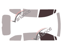 Glazing template - front window kit - Honda Odyssey (5) 5 doors (since 2017) Glazing template - front window kit - Honda Odyssey (5) 5 doors (since 2017)