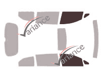 Glazing template - front window kit - Honda Odyssey (4) 5 doors (2010 - 2017) Glazing template - front window kit - Honda Odyssey (4) 5 doors (2010 - 2017)