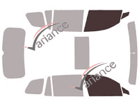 Glazing template - front window kit - Honda Passport (3) 5 doors (2018 - 2025) Glazing template - front window kit - Honda Passport (3) 5 doors (2018 - 2025)
