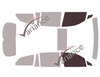 Glazing template - front window kit - Honda Pilot (3) 5 doors (2015 - 2022) Glazing template - front window kit - Honda Pilot (3) 5 doors (2015 - 2022)