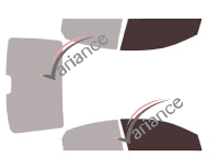 Glazing template - front window kit - Hyundai Accent (5) Berline 4 doors (2017 - 2022) Glazing template - front window kit - Hyundai Accent (5) Berline 4 doors (2017 - 2022)