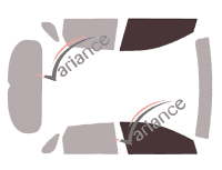 Glazing template - front window kit - Hyundai Elantra (6) 5 doors (2016 - 2021) Glazing template - front window kit - Hyundai Elantra (6) 5 doors (2016 - 2021)