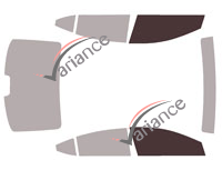 Glazing template - front window kit - Hyundai Elantra (6) Berline 4 doors (2016 - 2021) Glazing template - front window kit - Hyundai Elantra (6) Berline 4 doors (2016 - 2021)