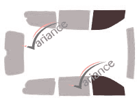 Glazing template - front window kit - Hyundai Entourage 5 doors (2006 - 2010) Glazing template - front window kit - Hyundai Entourage 5 doors (2006 - 2010)