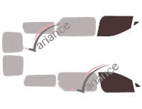 Glazing template - front window kit - Hyundai Satellite (2) 6 doors (2007 - 2023) Glazing template - front window kit - Hyundai Satellite (2) 6 doors (2007 - 2023)