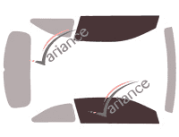 Glazing template - front window kit - Hyundai i20 (2) 3 doors (2015 - 2020) Glazing template - front window kit - Hyundai i20 (2) 3 doors (2015 - 2020)