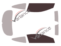 Glazing template - front window kit - Hyundai i30 (2) Coupe 3 doors (2013 - 2017) Glazing template - front window kit - Hyundai i30 (2) Coupe 3 doors (2013 - 2017)